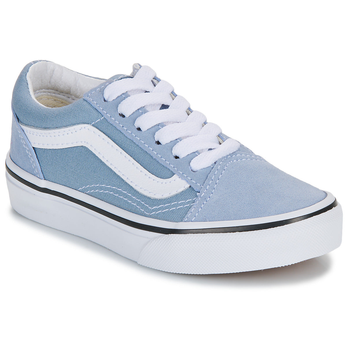 Scarpe bambini ragazza Vans  UY Old Skool COLOR THEORY DUSTY BLUE  Blu