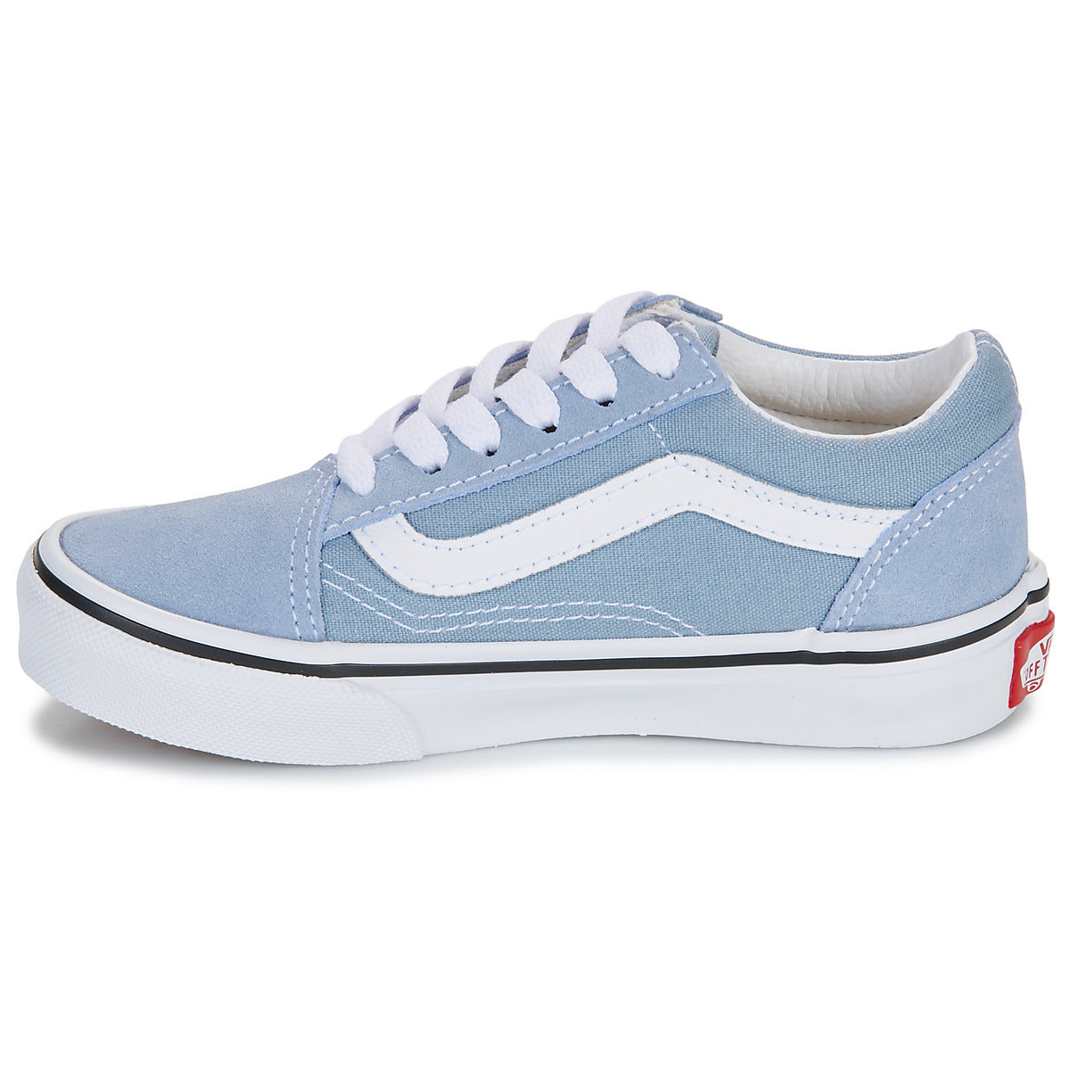 Scarpe bambini ragazza Vans  UY Old Skool COLOR THEORY DUSTY BLUE  Blu