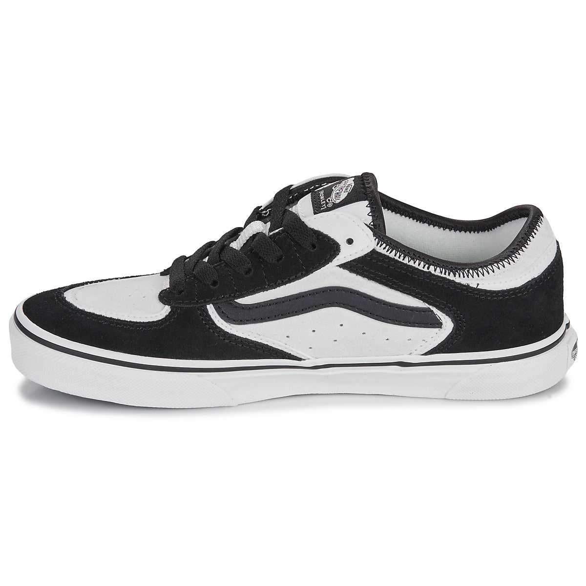 Scarpe bambini ragazzo Vans  JN Rowley Classic BLANC DE BLANC/BLACK  Nero