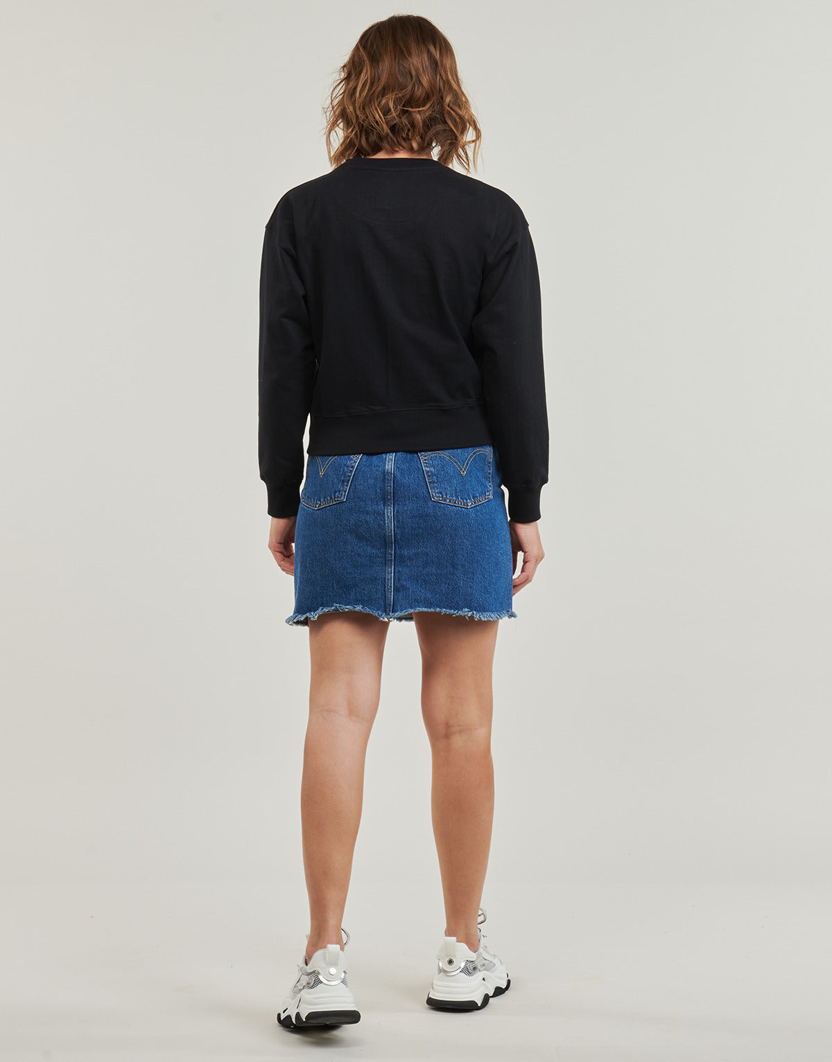 Felpa Donna Moony Mood  LAURA  Nero