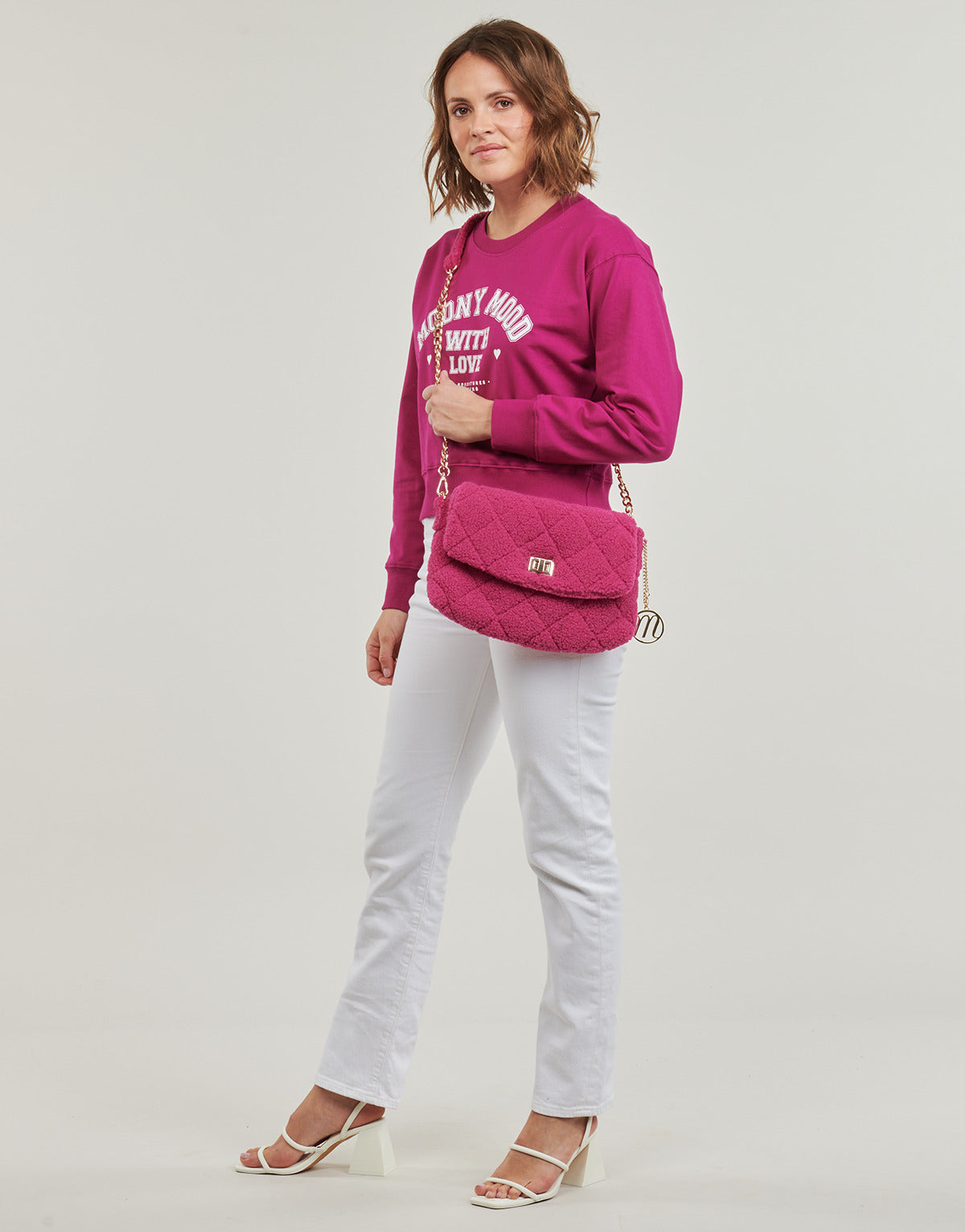 Felpa Donna Moony Mood  MARIE  Rosa