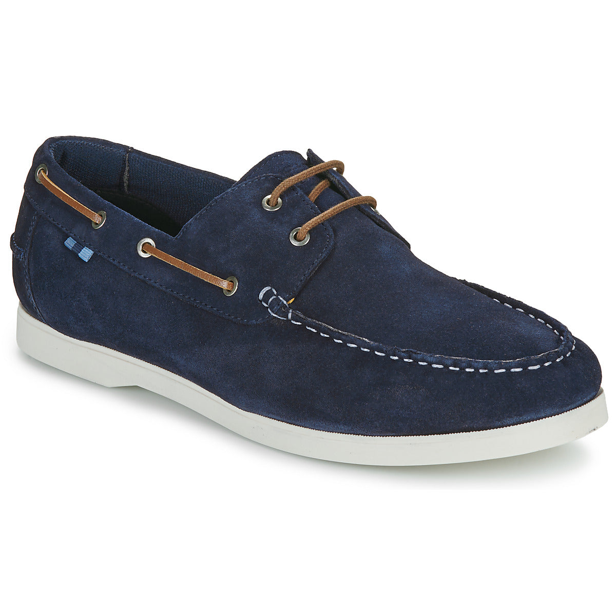 Scarpe Uomo Jack & Jones  JFWGOLDERS SUEDE BOAT SHOE  Marine