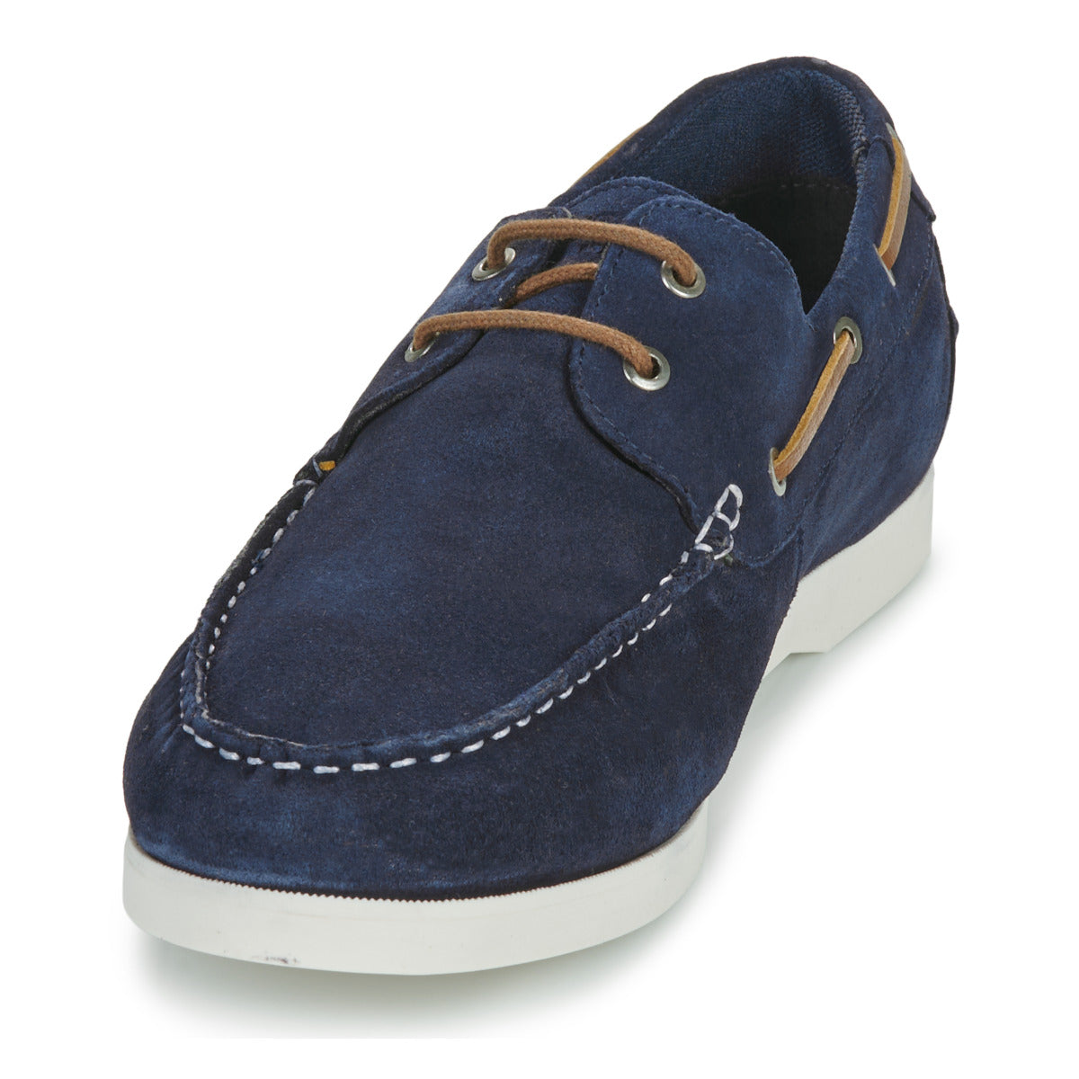 Scarpe Uomo Jack & Jones  JFWGOLDERS SUEDE BOAT SHOE  Marine