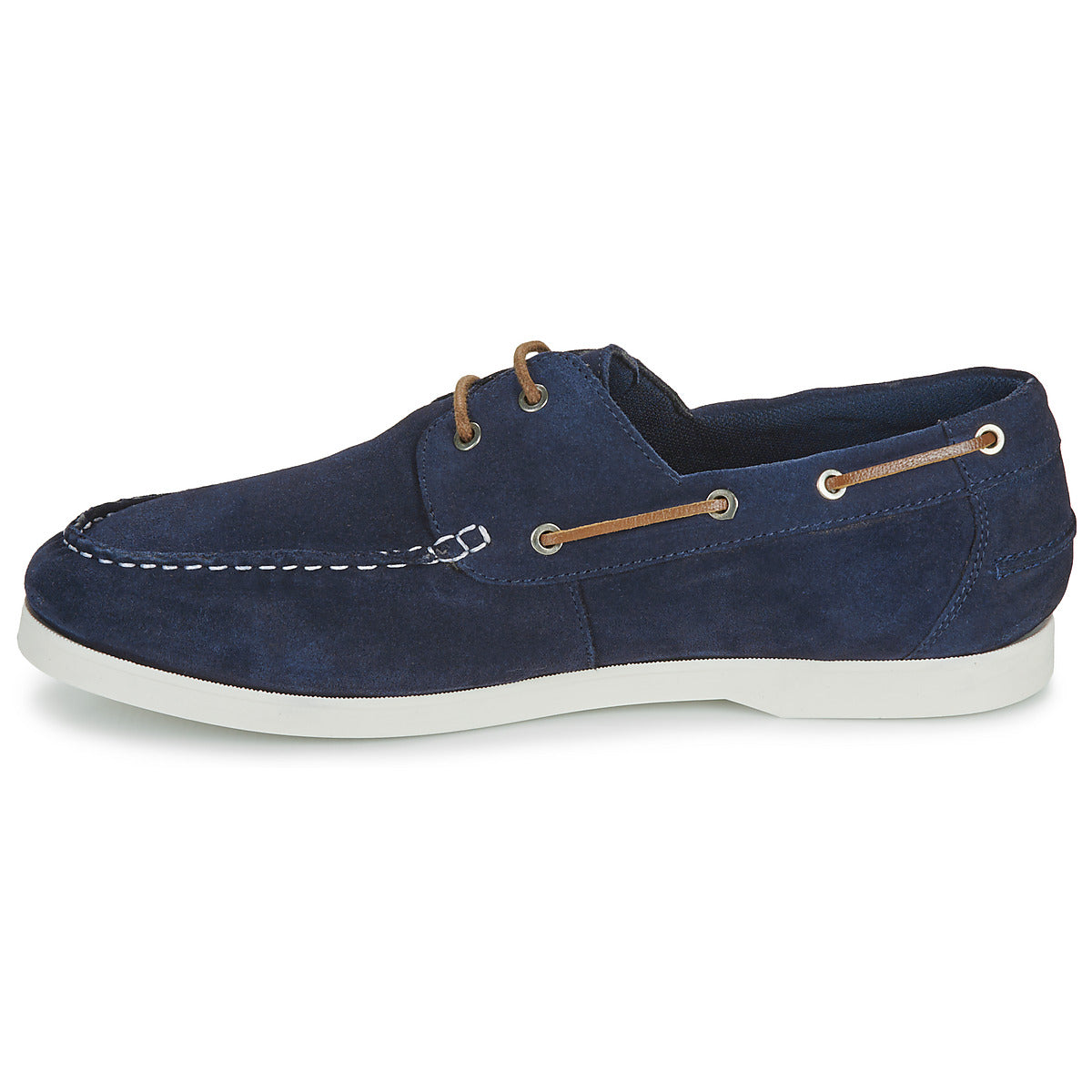 Scarpe Uomo Jack & Jones  JFWGOLDERS SUEDE BOAT SHOE  Marine