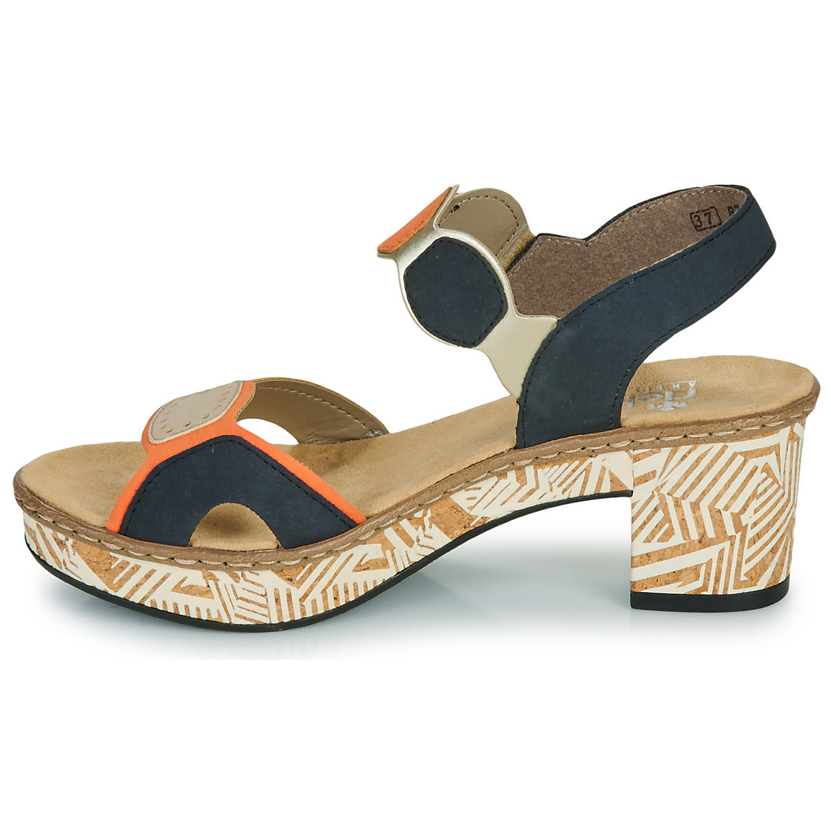 Sandali Donna Rieker  63876-90  Marine