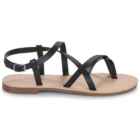 Sandali Donna Only  ONLMANDALA-15 FOIL CROSSOVER SANDAL  Nero