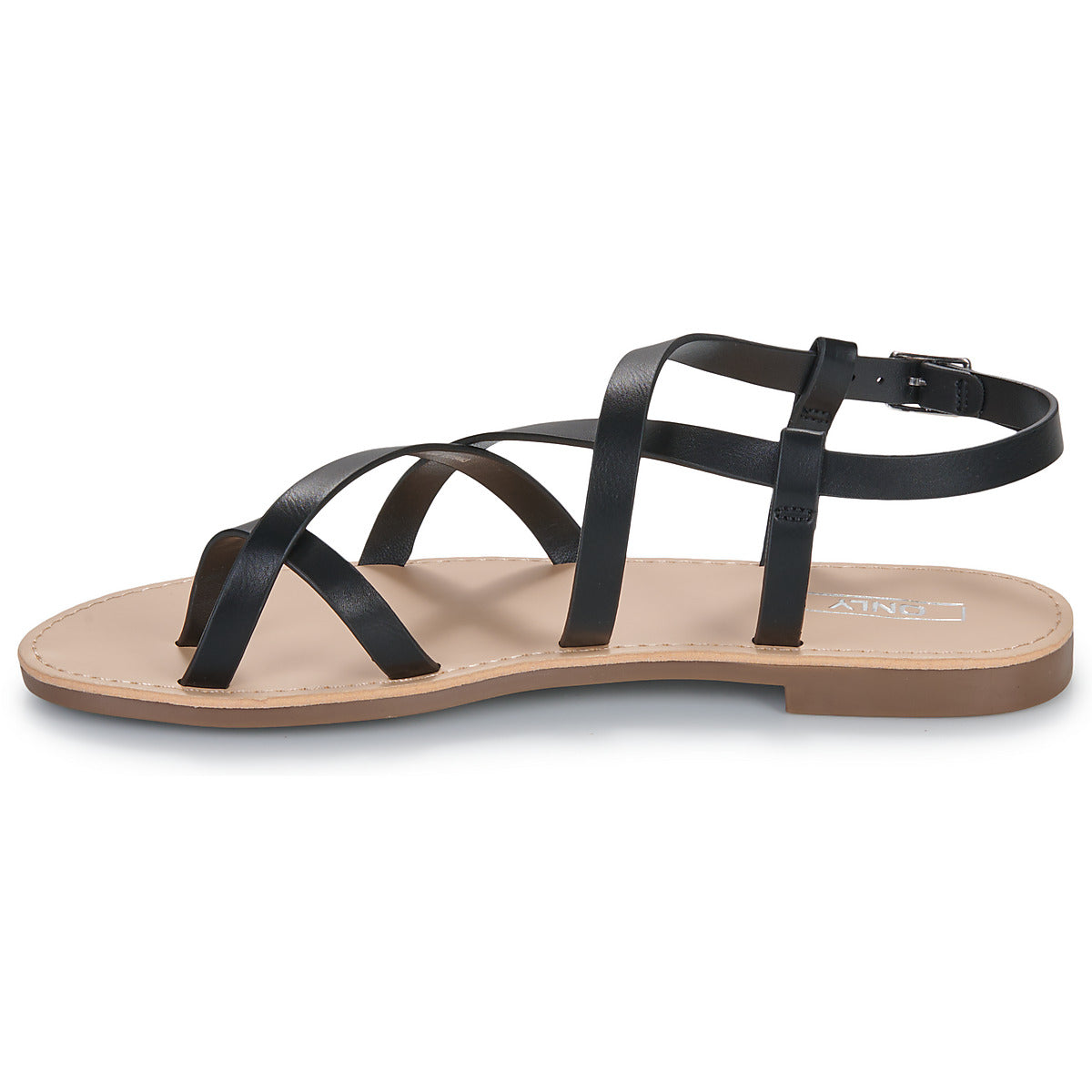 Sandali Donna Only  ONLMANDALA-15 FOIL CROSSOVER SANDAL  Nero