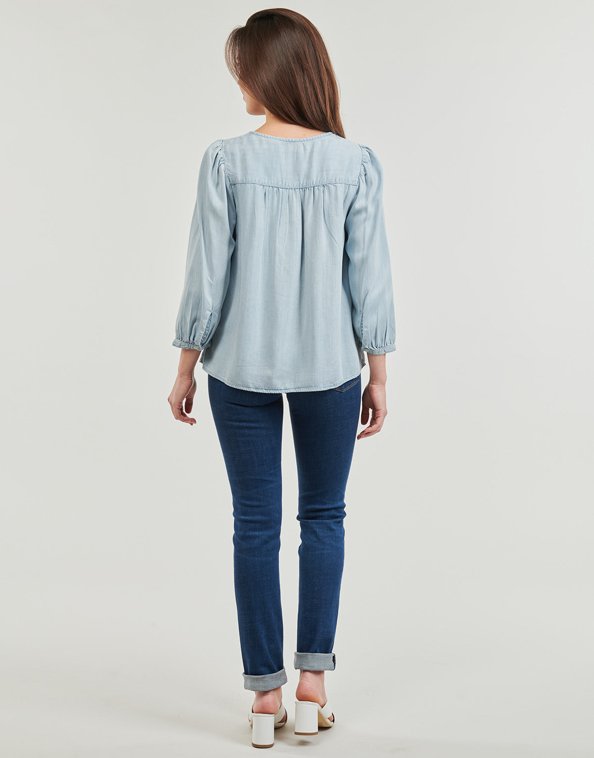 Camicia Donna Levis  HALSEY 3/4 SLV BLOUSE  Blu