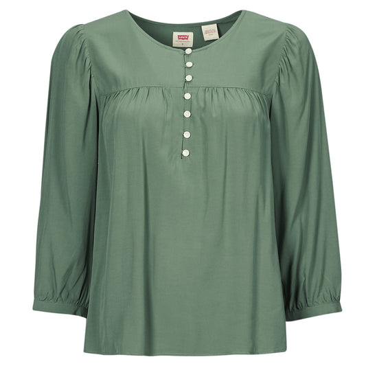 Camicia Donna Levis  HALSEY 3/4 SLV BLOUSE  Verde