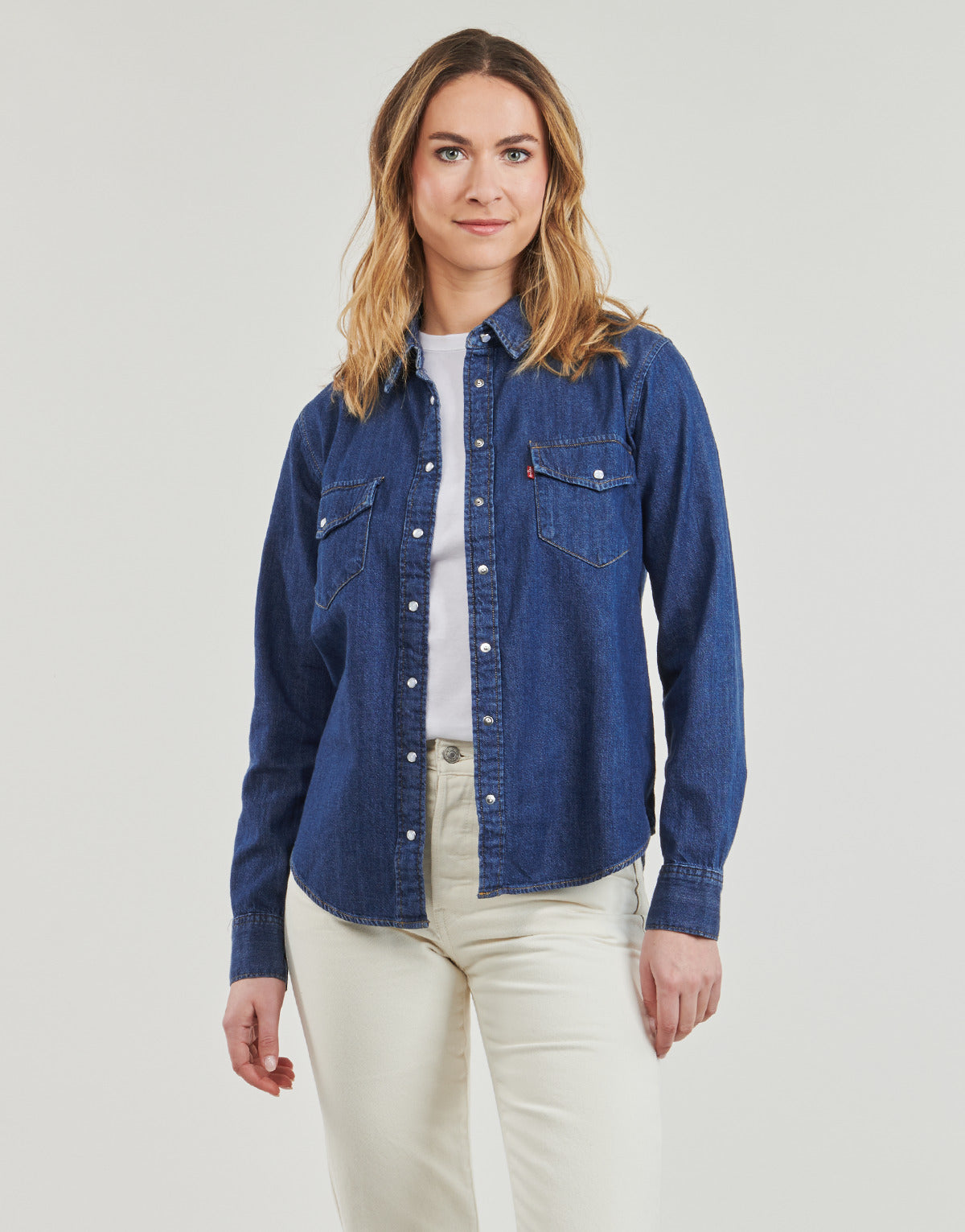 Camicia Donna Levis  ICONIC WESTERN  Blu