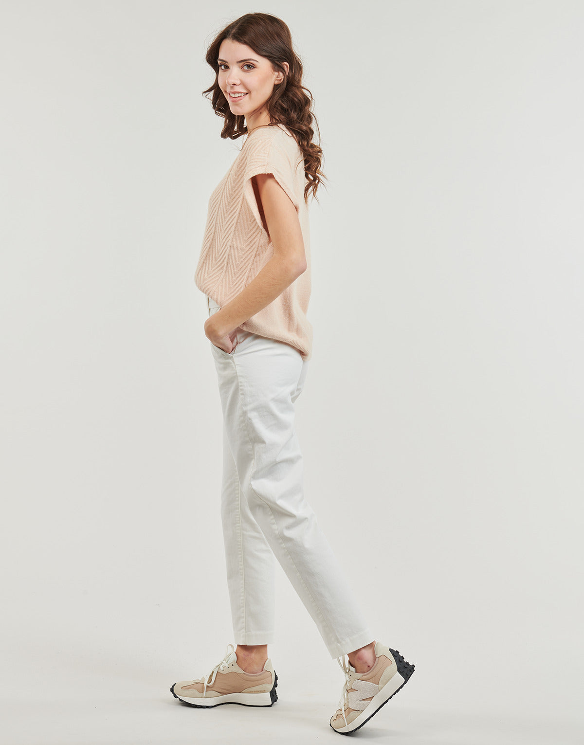 Pantalone Chino Donna Levis  ESSENTIAL CHINO  Bianco