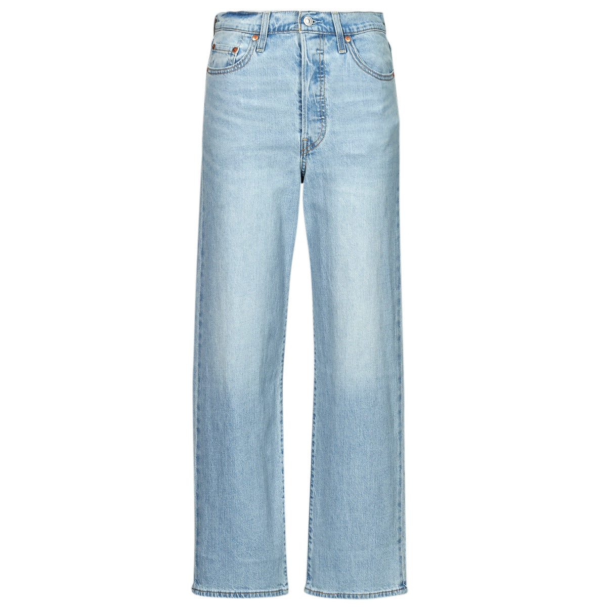 Jeans Donna Levis  RIBCAGE STRAIGHT ANKLE Lightweight  Blu