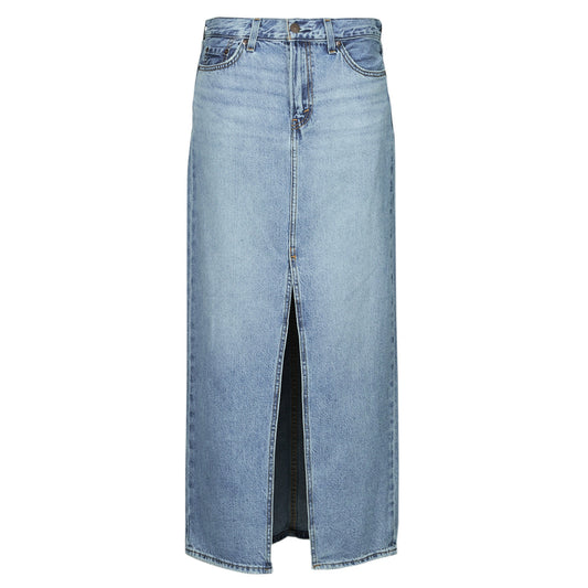 Gonna Donna Levis  ANKLE COLUMN SKIRT  Blu