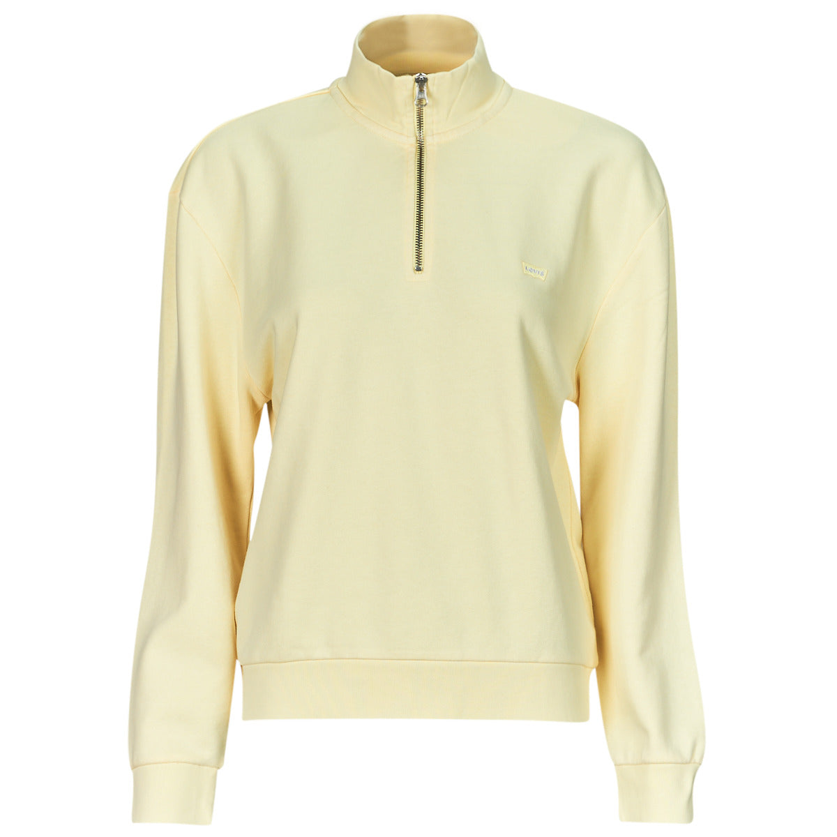 Felpa Donna Levis  EVERYDAY 1/4 ZIP  Giallo