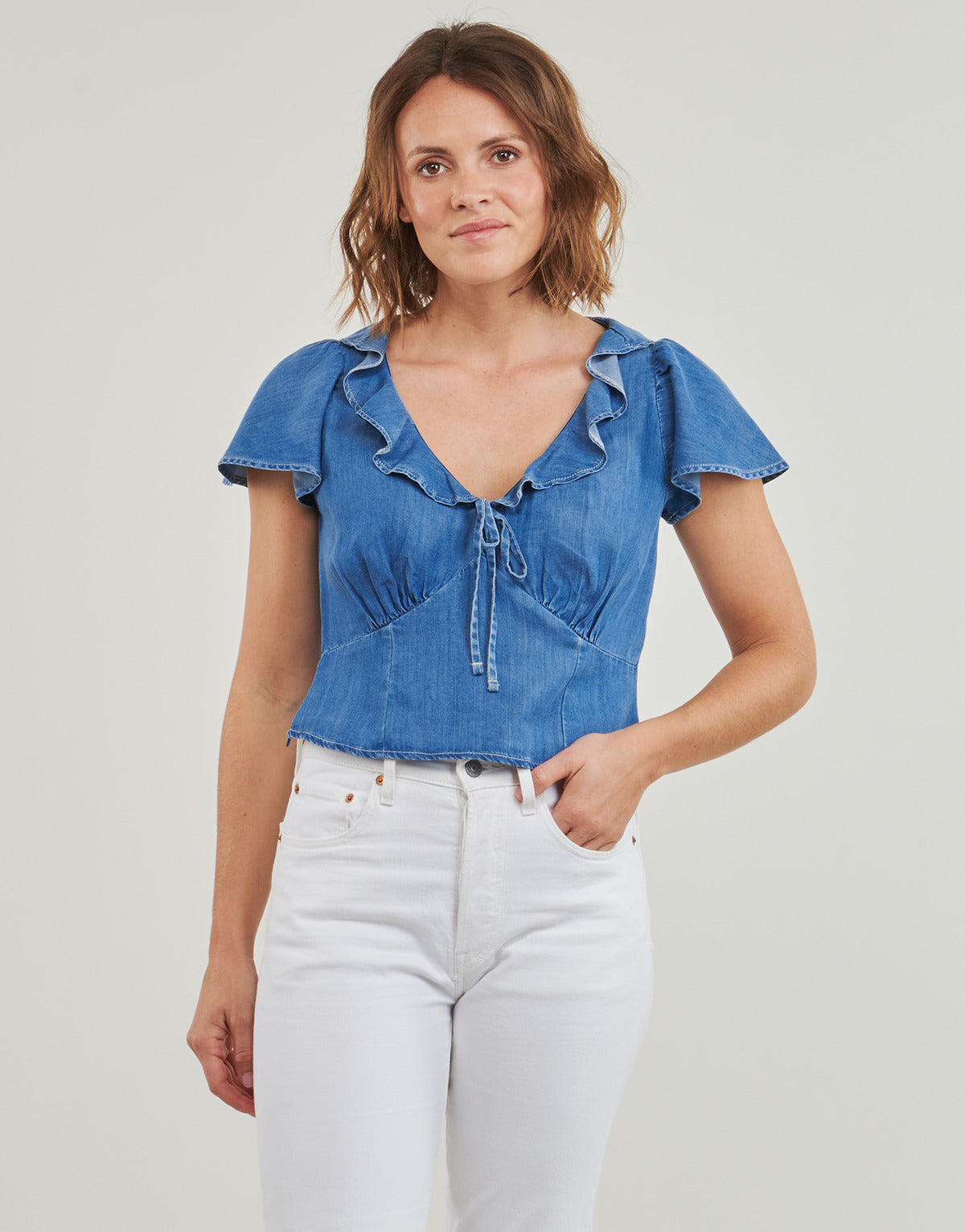 Camicetta Donna Levis  MYLENE BLOUSE  Blu