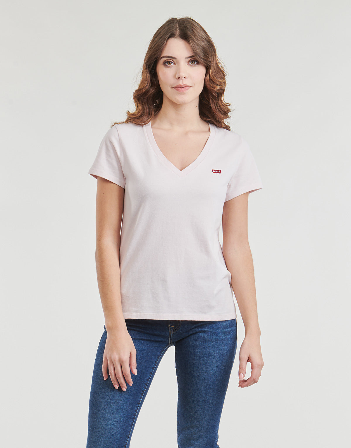 T-shirt Donna Levis  PERFECT VNECK  Rosa