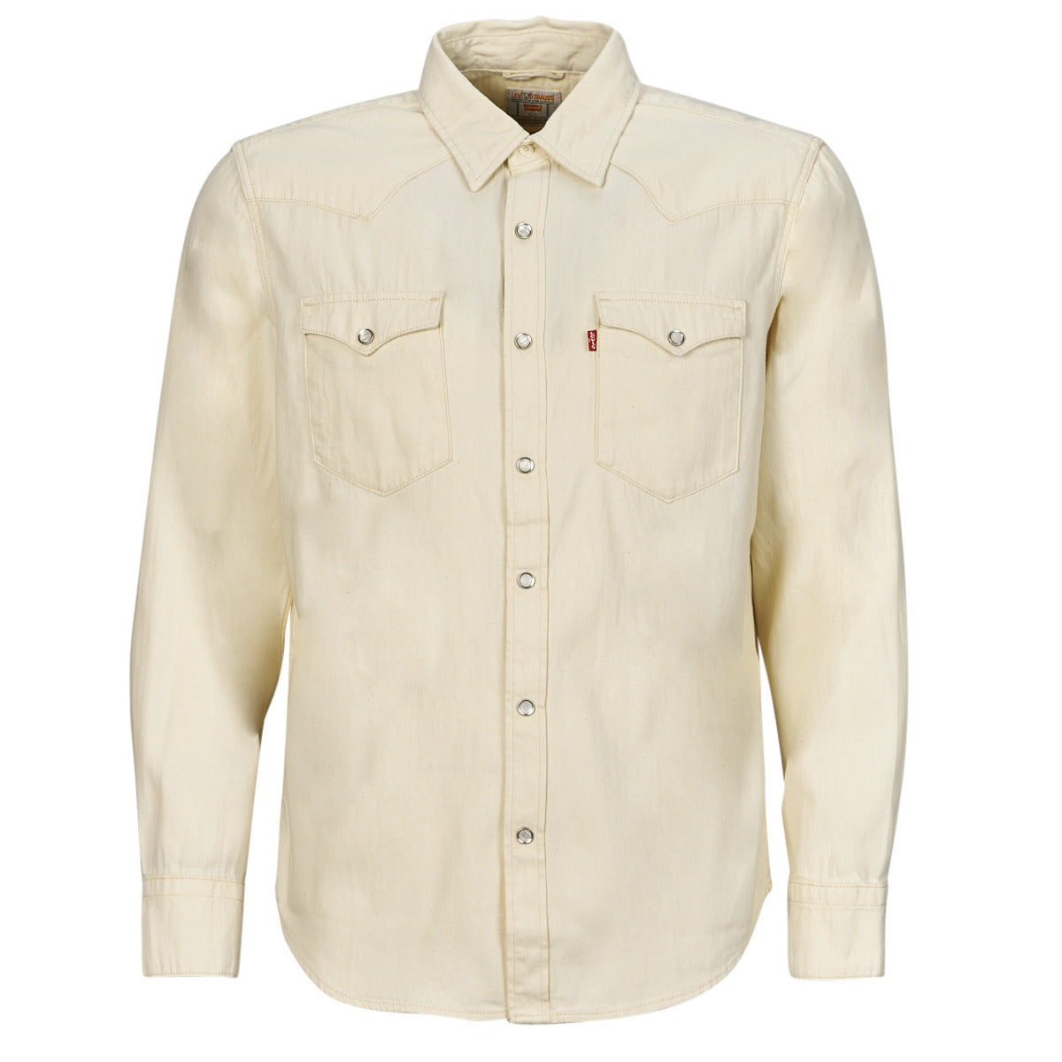 Camicia a maniche lunghe Uomo Levis  BARSTOW WESTERN STANDARD Lightweight  Bianco