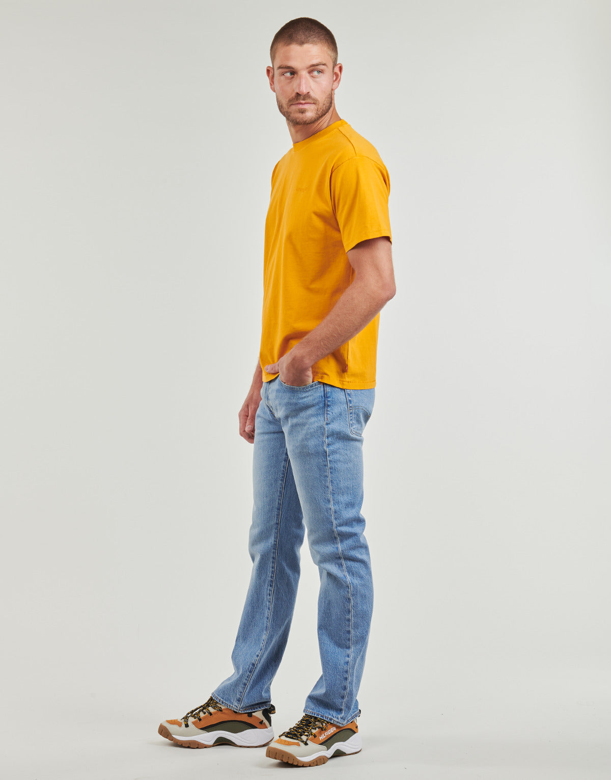 Jeans Bootcut Uomo Levis  527 STANDARD BOOT CUT  Blu