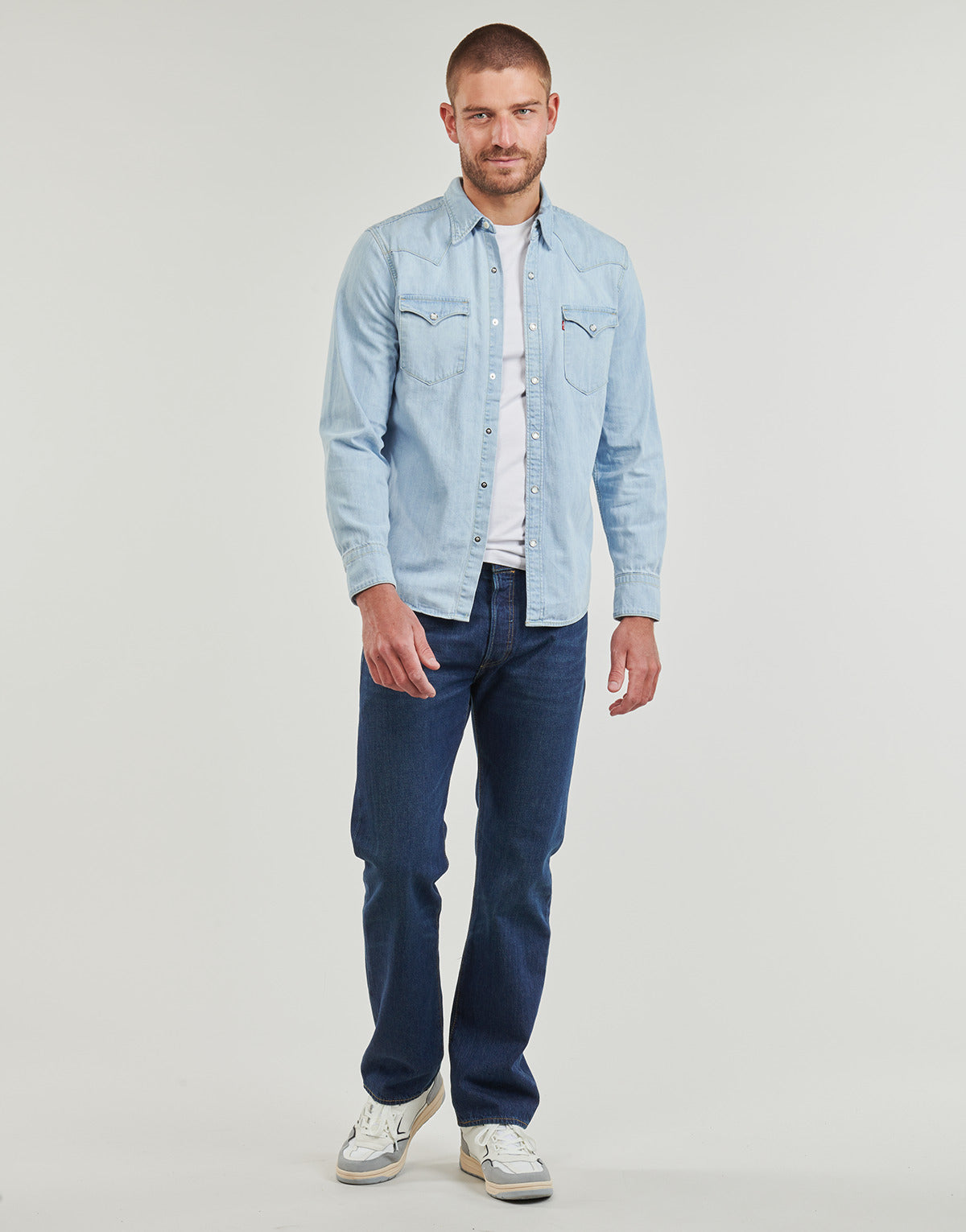 Jeans Uomo Levis  501® LEVI'S ORIGINAL Lightweight  Blu