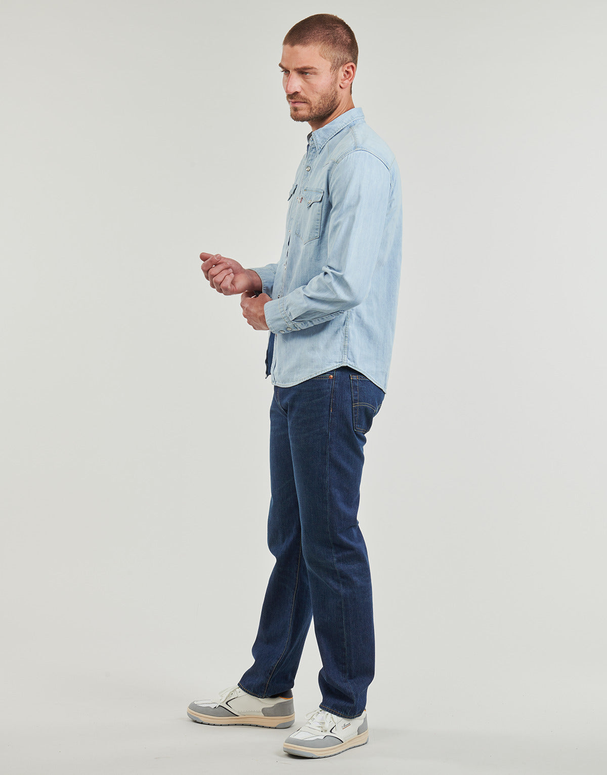 Jeans Uomo Levis  501® LEVI'S ORIGINAL Lightweight  Blu