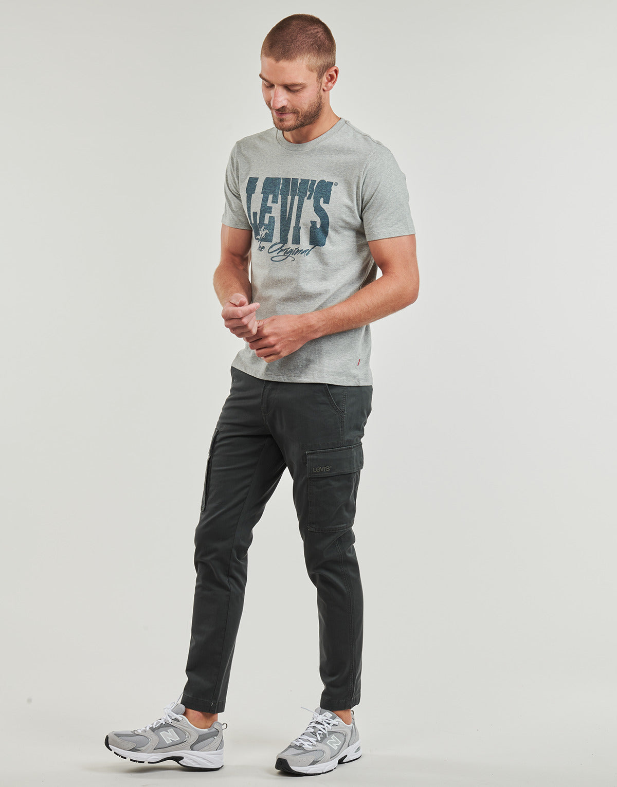 Pantalone Cargo Uomo Levis  XX CARGO SLIM  Nero