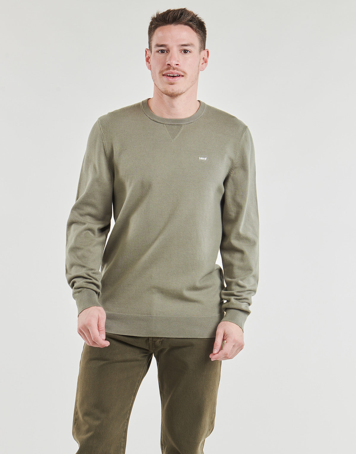 Felpa Uomo Levis  LIGHTWEIGHT HM SWEATER  Verde