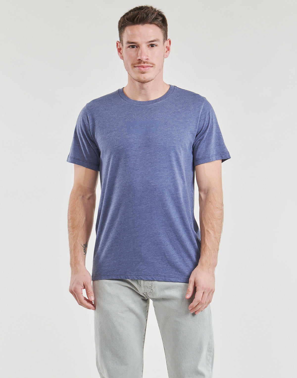 T-shirt Uomo Levis  GRAPHIC CREWNECK TEE  Blu