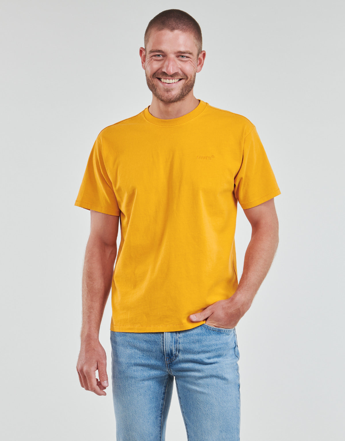 T-shirt Uomo Levis  RED TAB VINTAGE TEE  Giallo