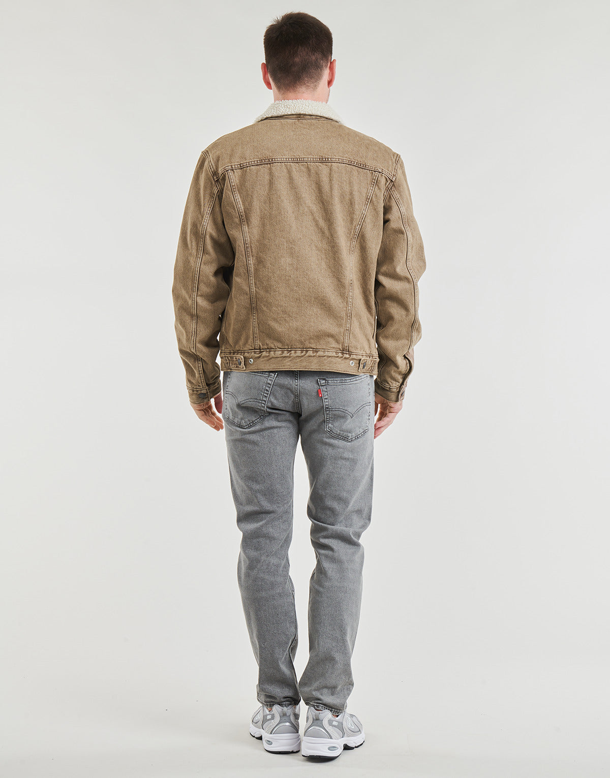 Giacca in jeans Uomo Levis  TYPE 3 SHERPA TRUCKER  Kaki