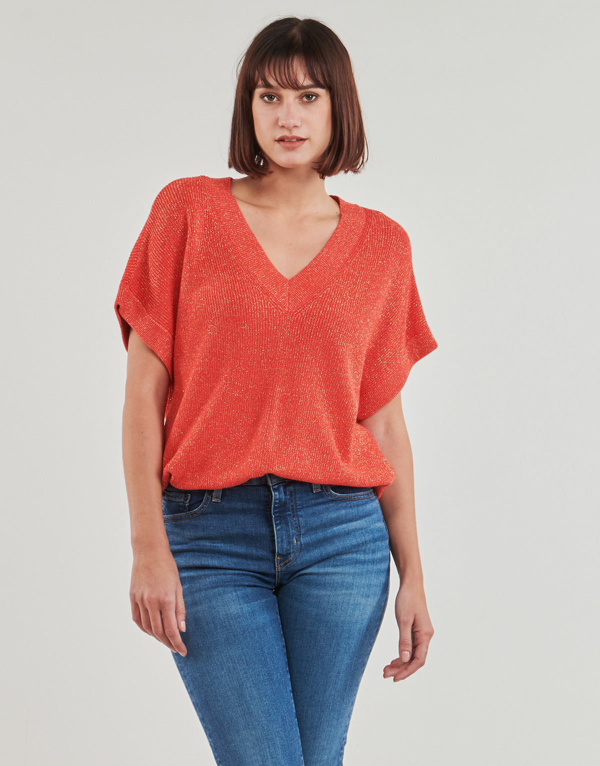 T-shirt Donna Vero Moda  VMNEWLEXSUN   Rosso