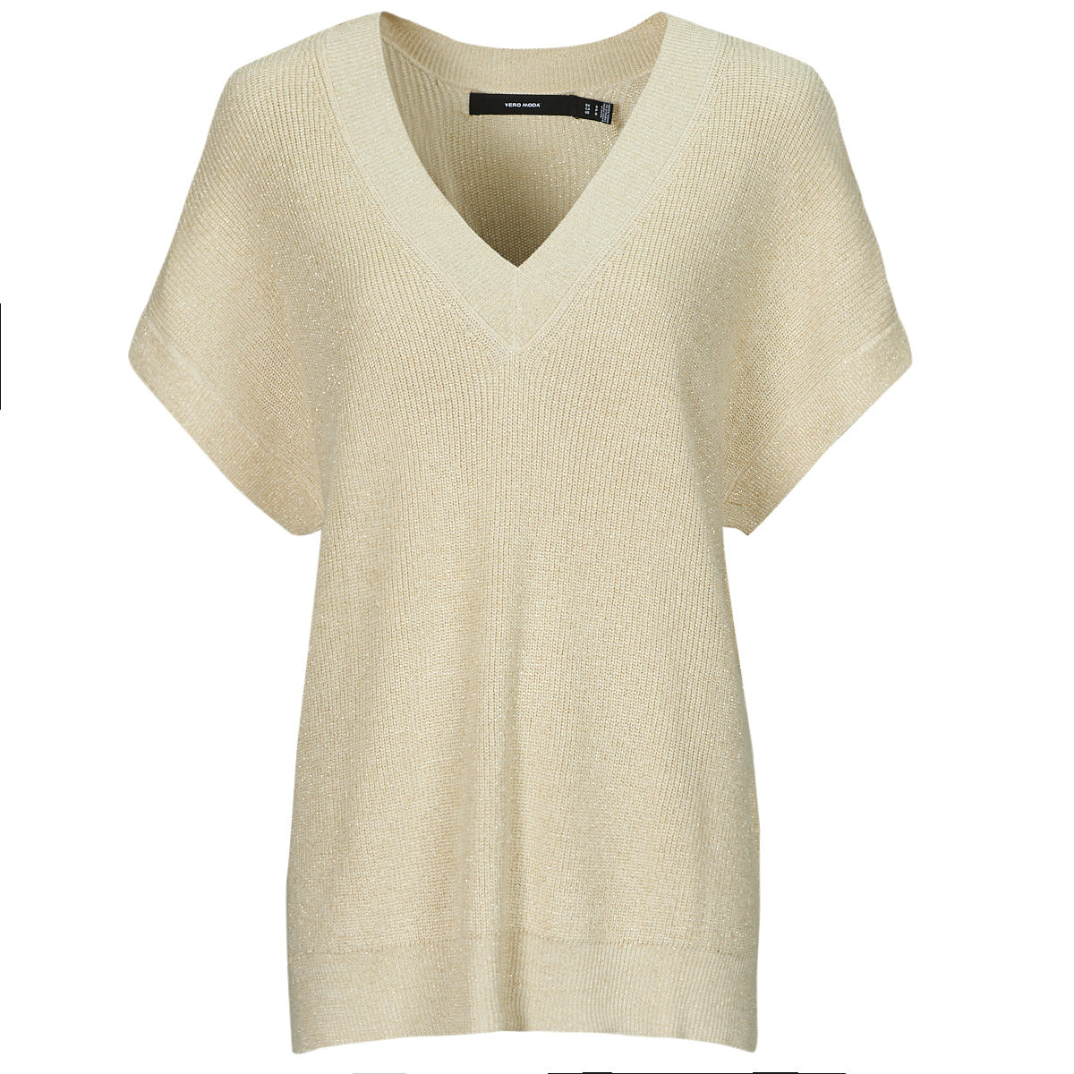 T-shirt Donna Vero Moda  VMNEWLEXSUN   Beige