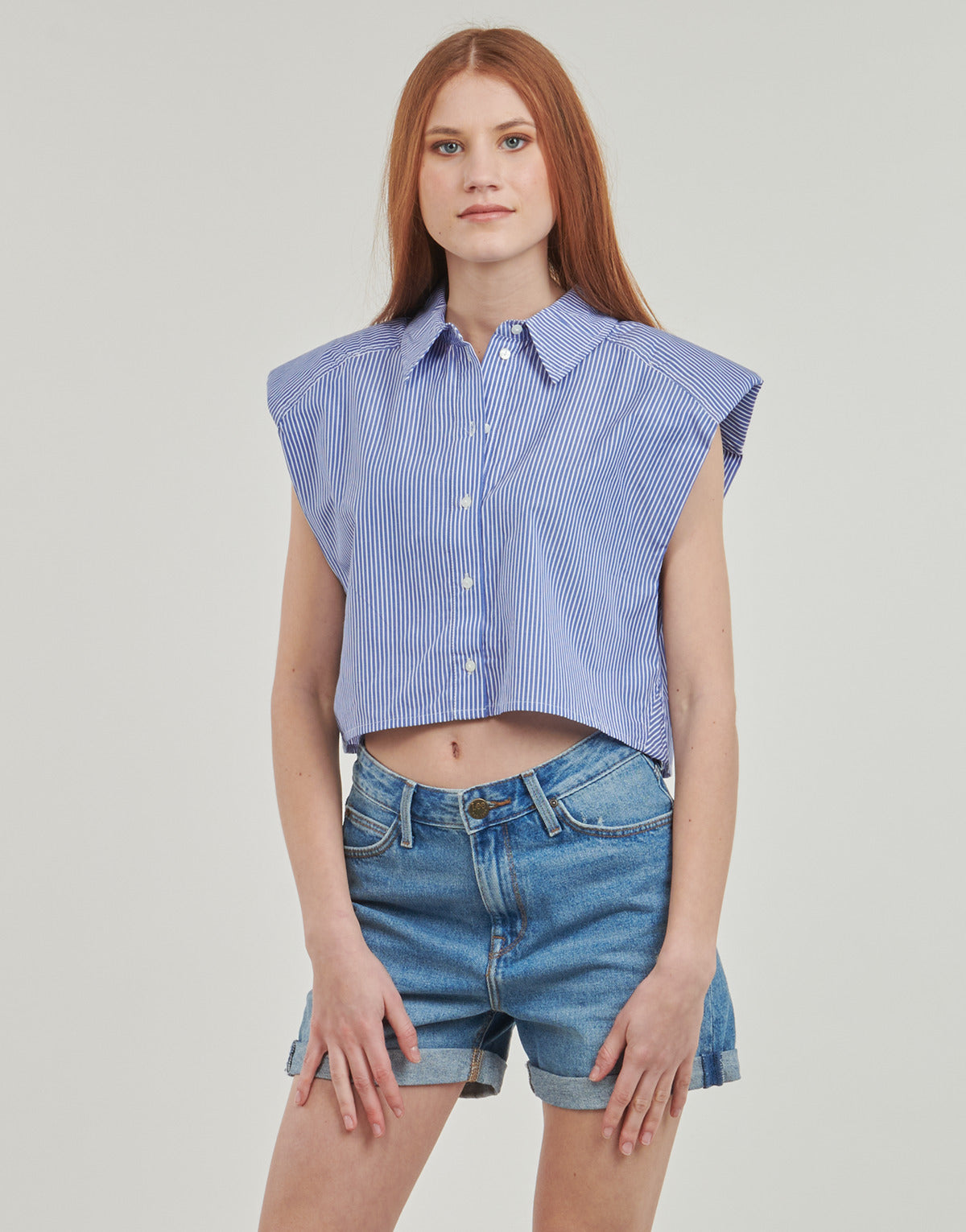 Camicia Donna Noisy May  NMKATRINE  Blu