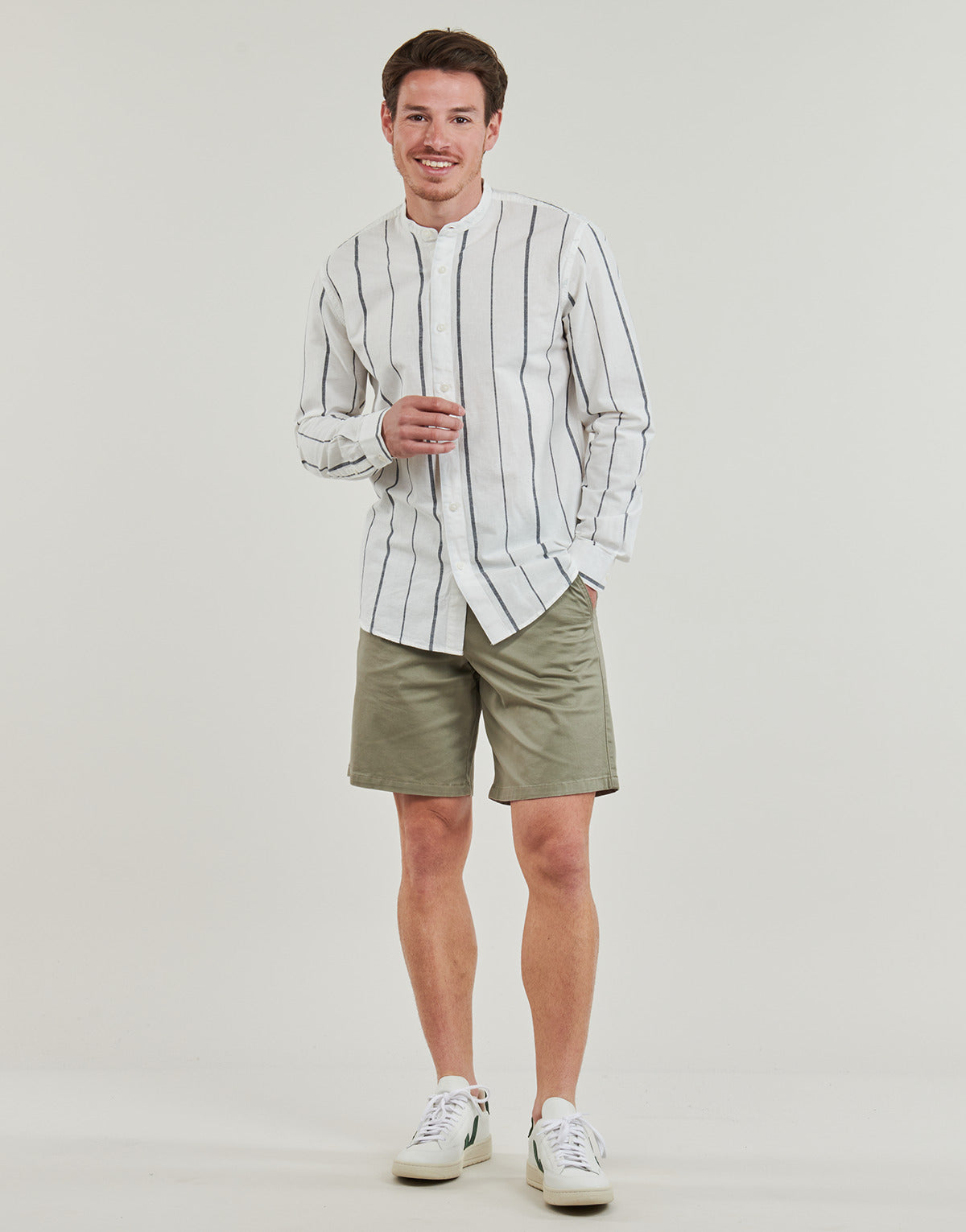 Pantaloni corti Uomo Selected  SLHREGULAR BILL FLEX SHORTS  Verde