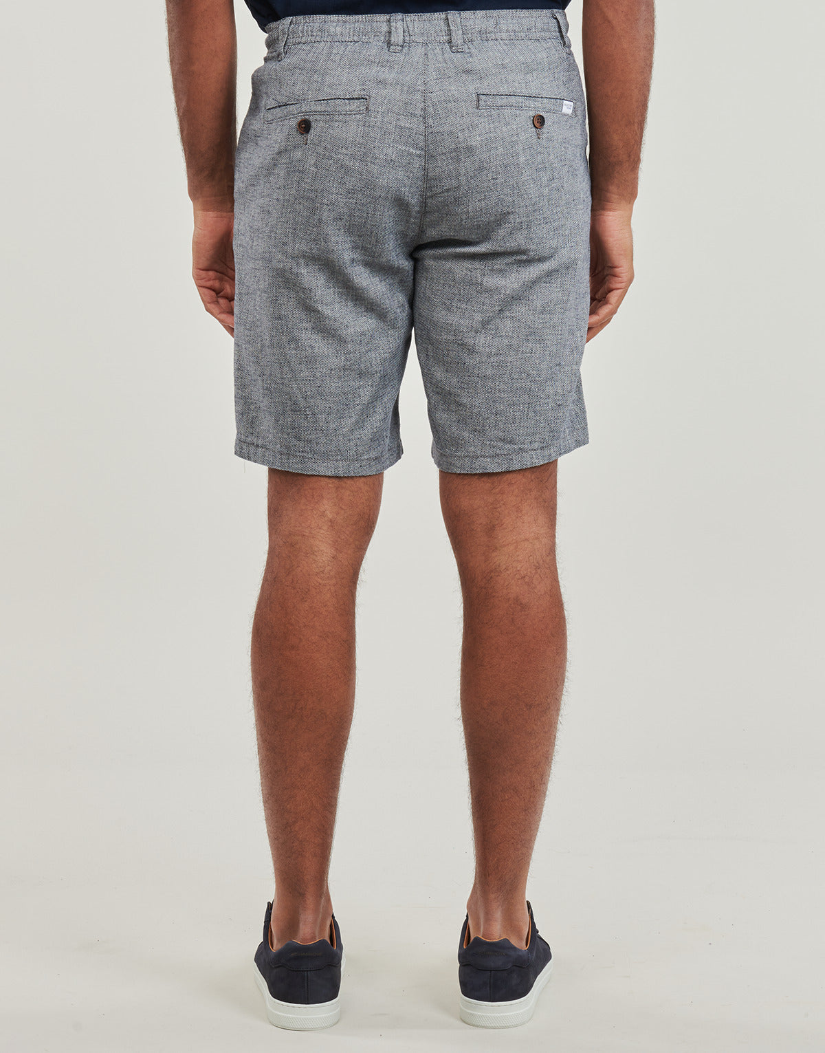 Pantaloni corti Uomo Selected  SLHREGULAR-BRODY LINEN SHORTS  Grigio