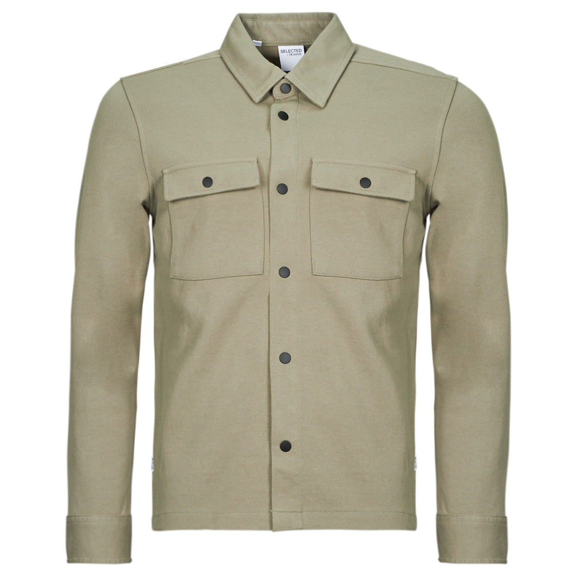 Giubbotto Uomo Selected  SLHJACKIE SWEAT JACKET  Verde