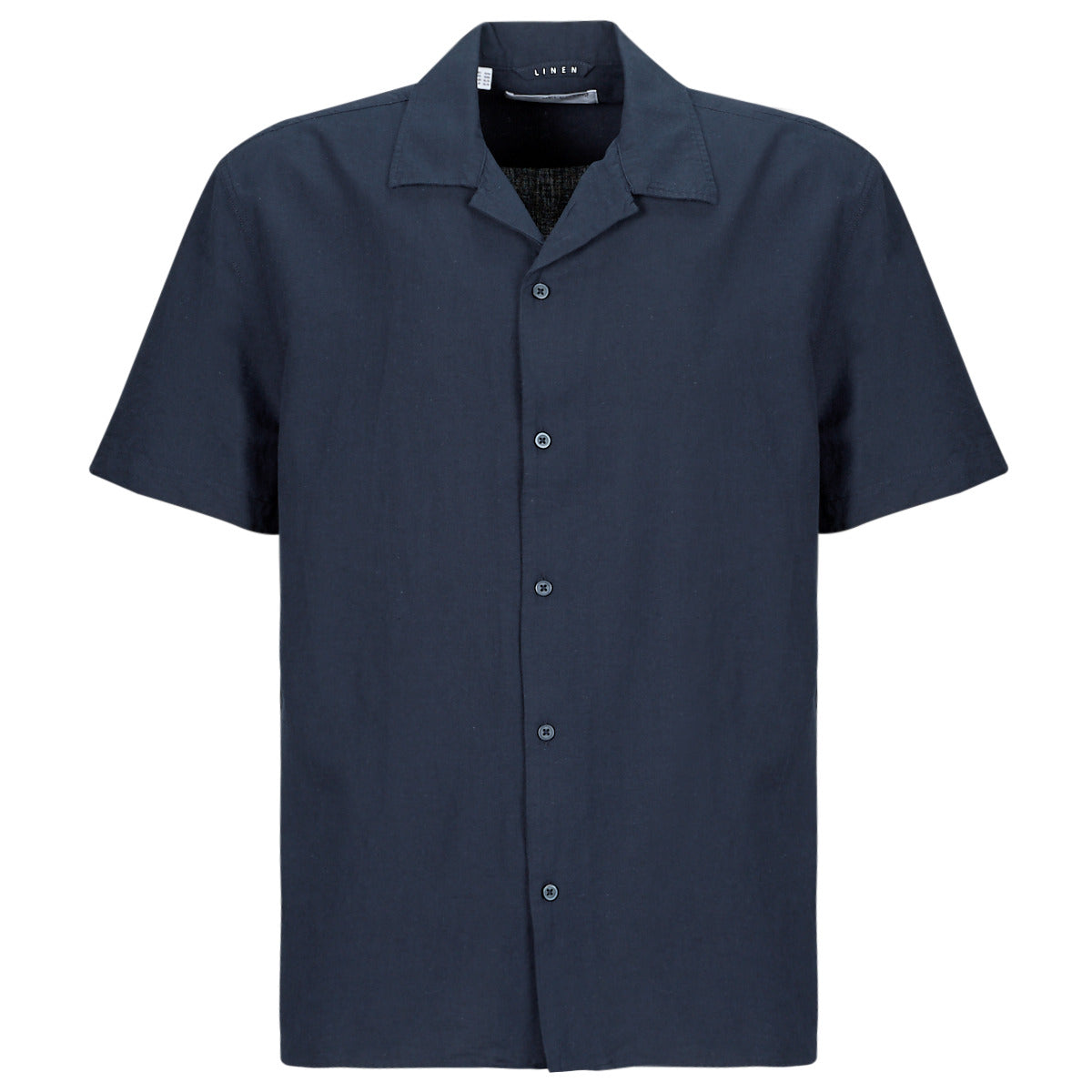 Camicia a maniche corte Uomo Selected  SLHRELAXNEW  Marine