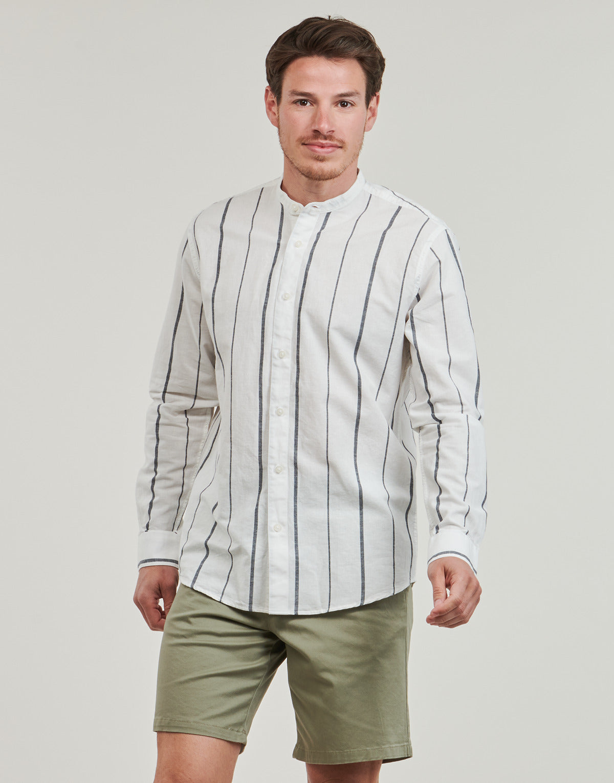 Camicia a maniche lunghe Uomo Selected  SLHREGNEW-LINEN  Bianco