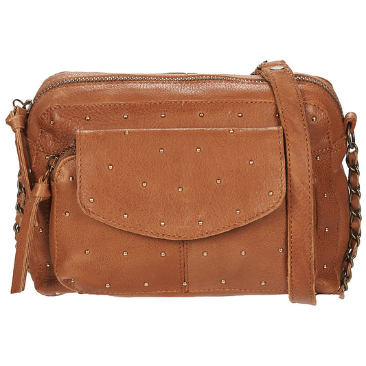 Borsa a tracolla Donna Pieces  PCNAINA STUD   Marrone