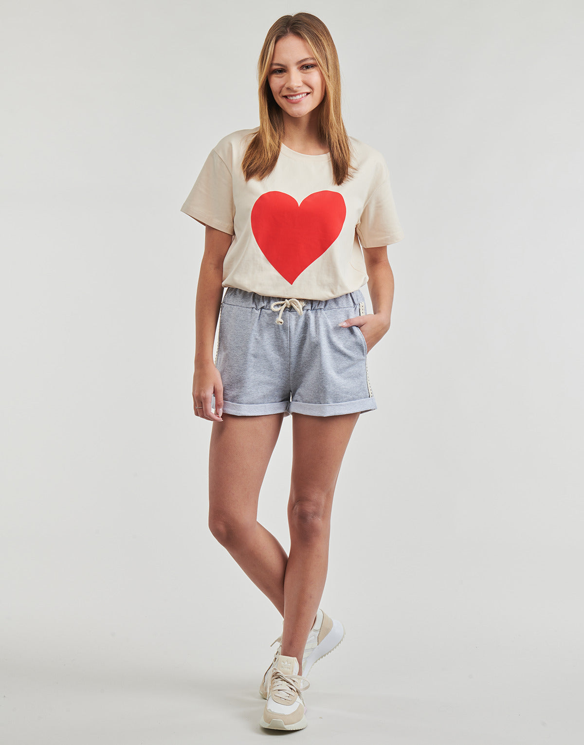 Shorts Donna Moony Mood  LILA  Grigio