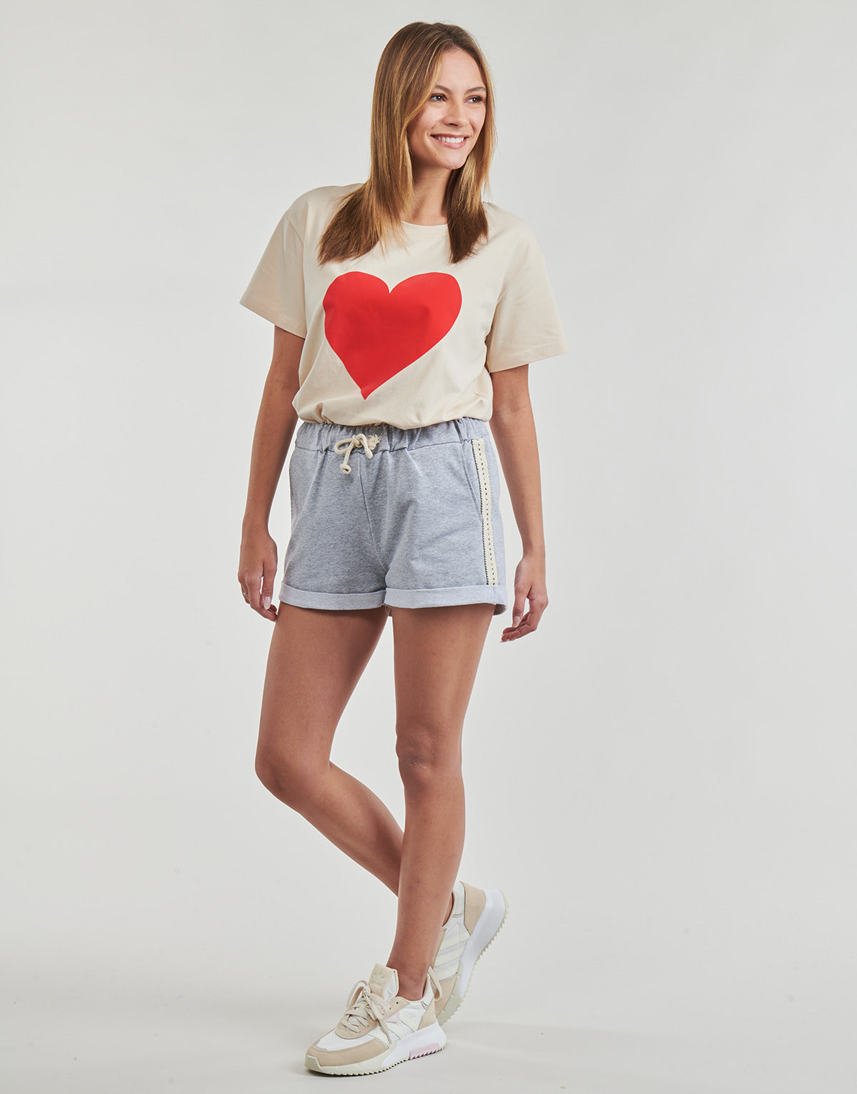 Shorts Donna Moony Mood  LILA  Grigio