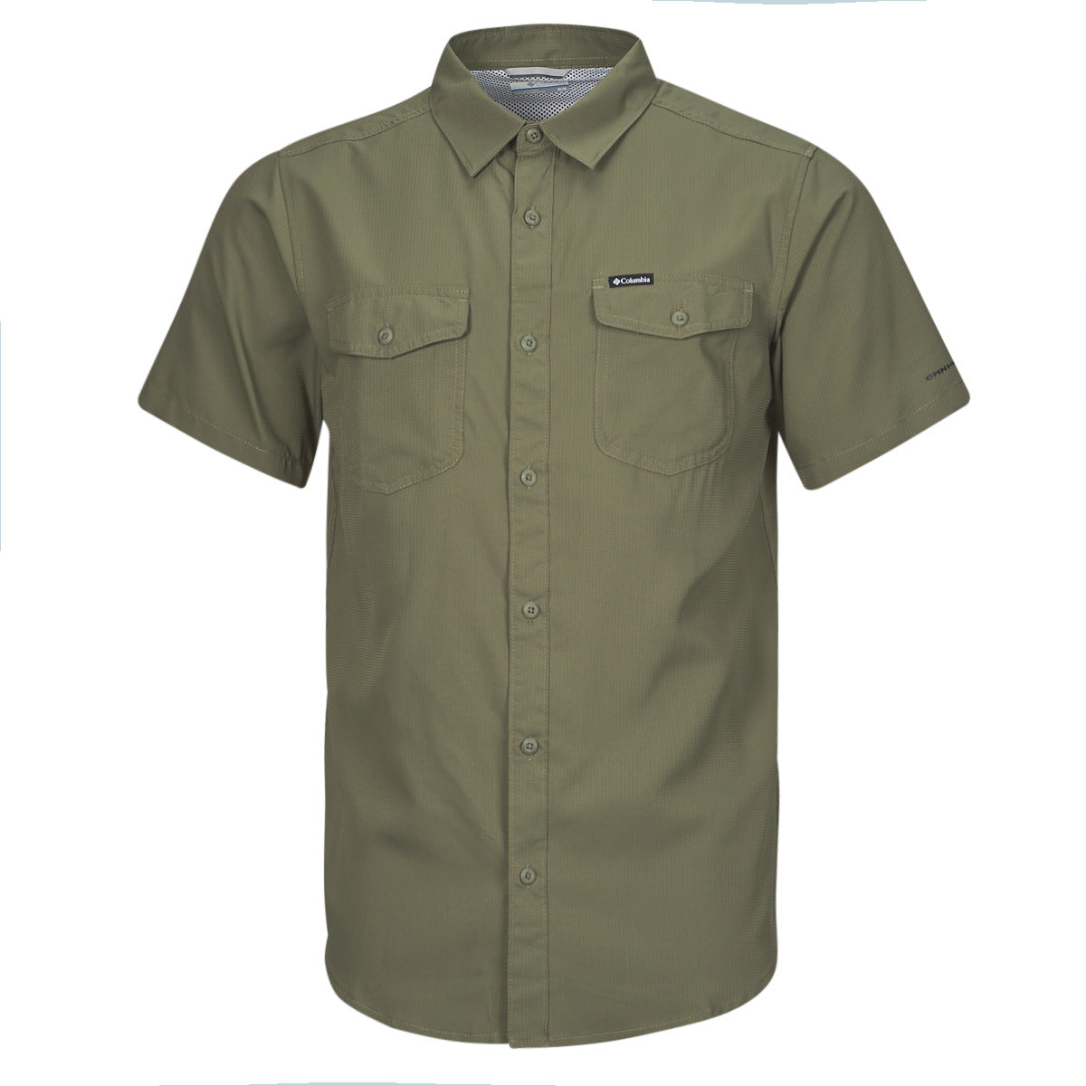 Camicia a maniche corte Uomo Columbia  Utilizer II Solid Short Sleeve Shirt  Verde