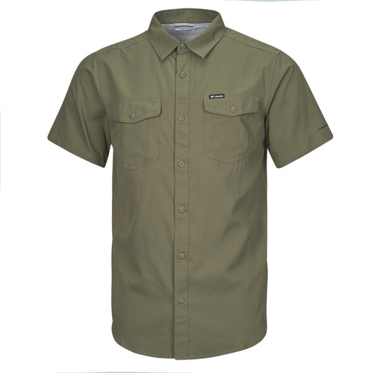 Camicia a maniche corte Uomo Columbia  Utilizer II Solid Short Sleeve Shirt  Verde