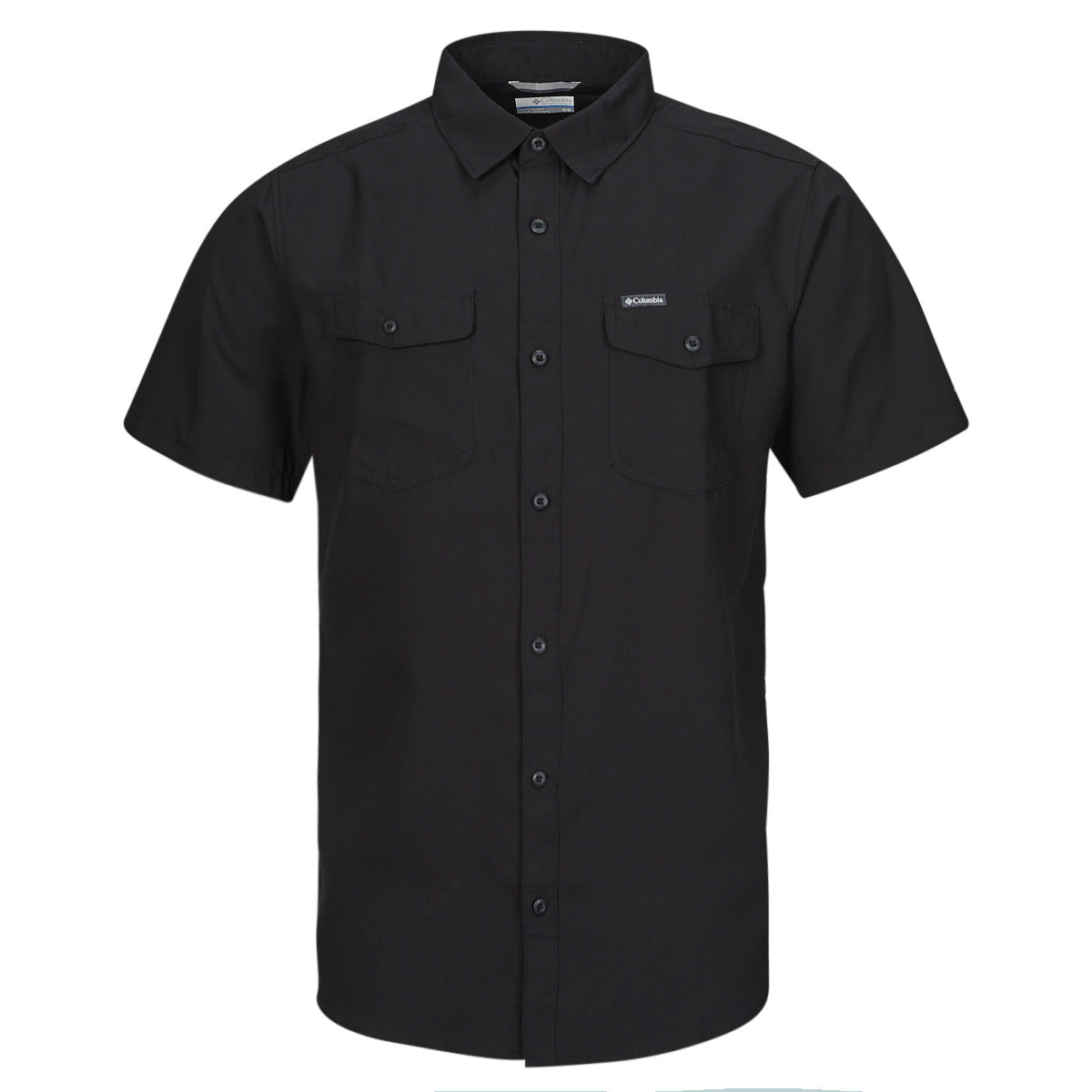 Camicia a maniche corte Uomo Columbia  Utilizer II Solid Short Sleeve Shirt  Nero