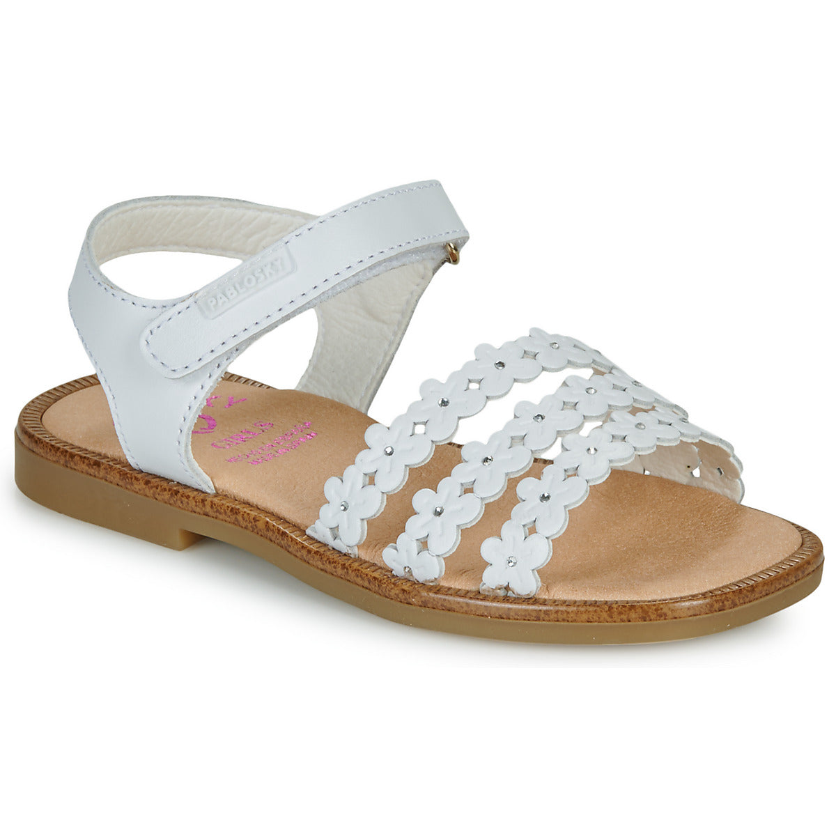 Sandali bambini ragazza Pablosky  427700  Bianco