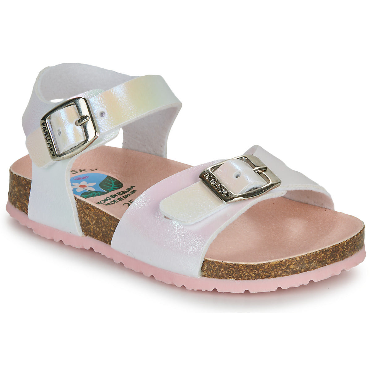 Sandali bambini ragazza Pablosky  428300  Bianco