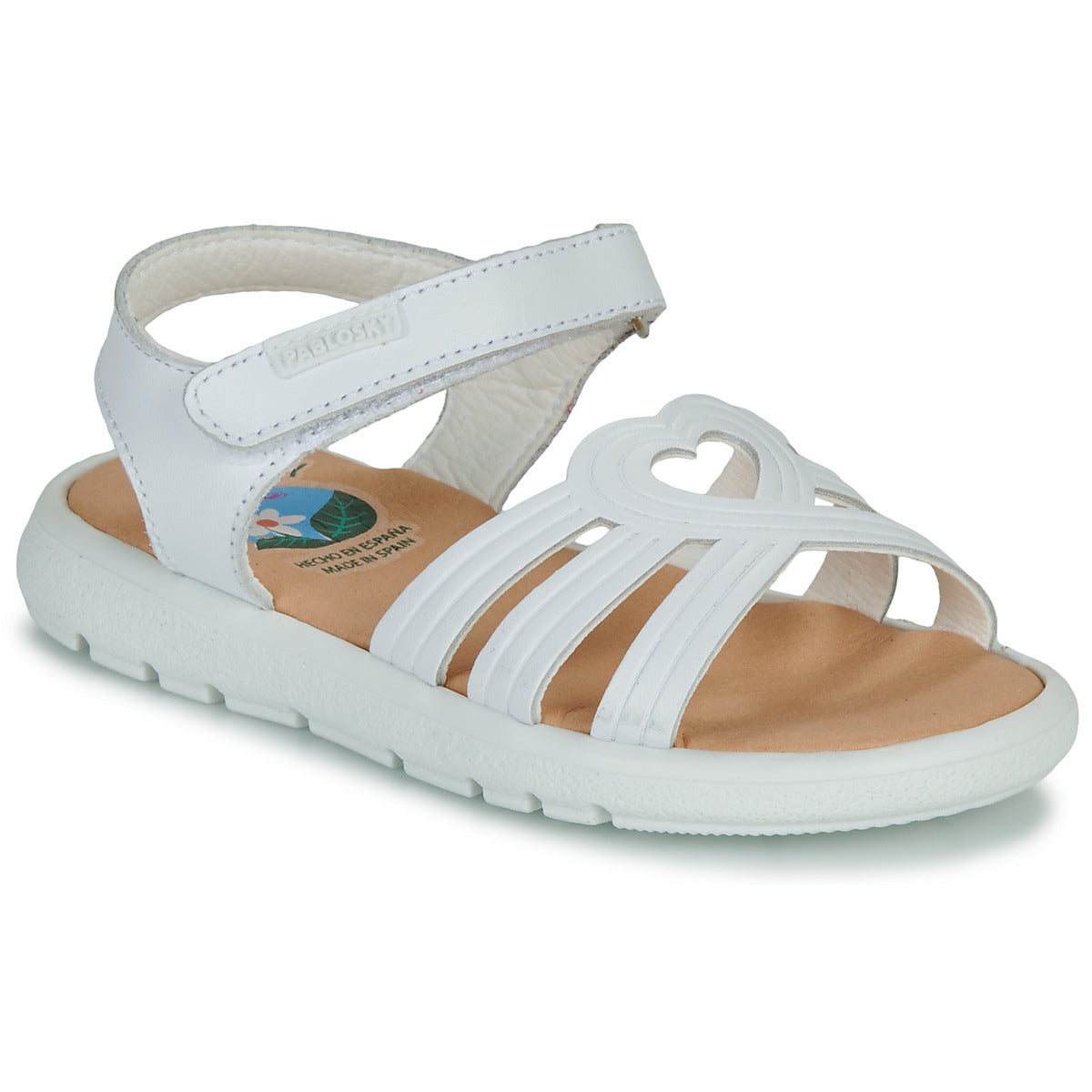 Sandali bambini ragazza Pablosky  430000  Bianco