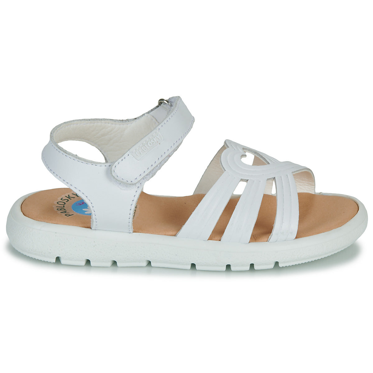 Sandali bambini ragazza Pablosky 430000 Bianco