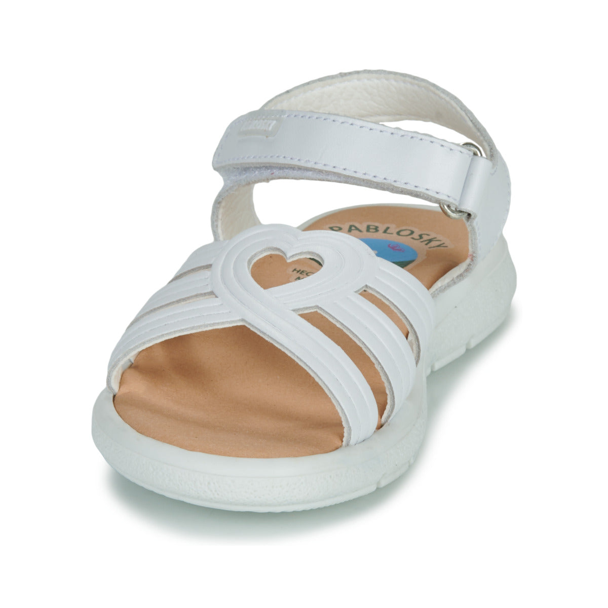 Sandali bambini ragazza Pablosky 430000 Bianco