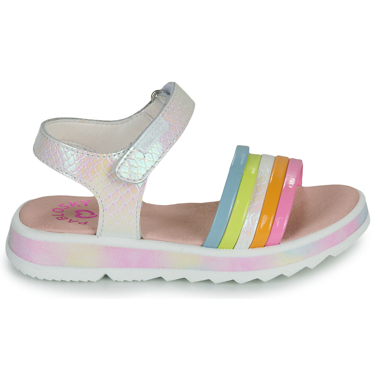 Sandali bambini ragazza Pablosky 431304 Bianco