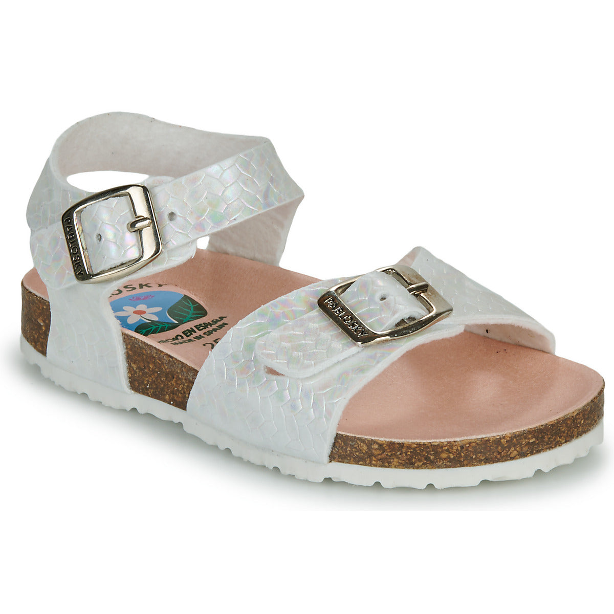Sandali bambini ragazza Pablosky 428400 Bianco